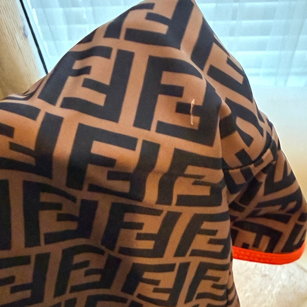Fendi Black and orange Logo Bodysuit - Picture 7 of 10